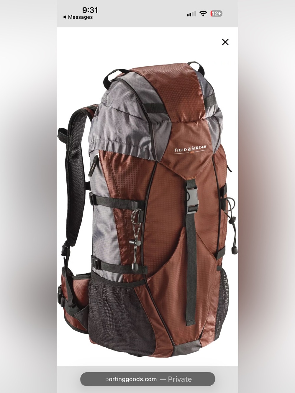 Field & Stream Mountain Scout 45L Internal Frame Hiking Backpack NWT